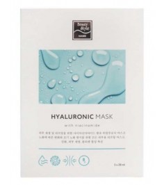Гиалуроновая тканевая маска с ниацинамидом Обновление и лифтинг, 5 шт Beauty Style