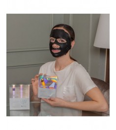 Очищающая шелковая детокс маска для лица с антистрессовым эффектом, 5 шт х 25 мл Beauty Style